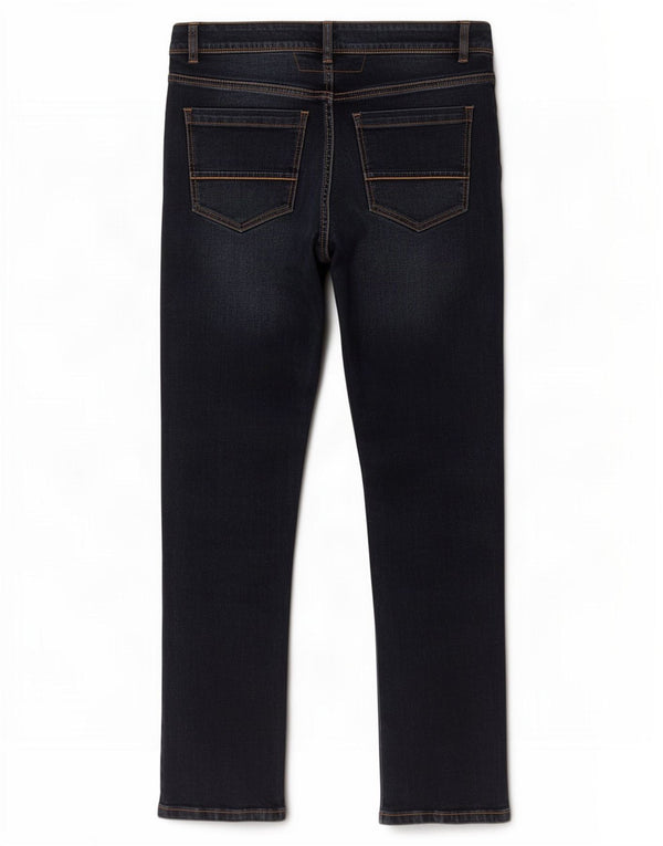 Dack's Jean Slim Homme IT 46 Small W30 L29 Bleu Marine Coton