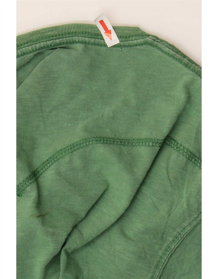 Levi's T-Shirt Top Homme Vert Moyen Flecked Cotton