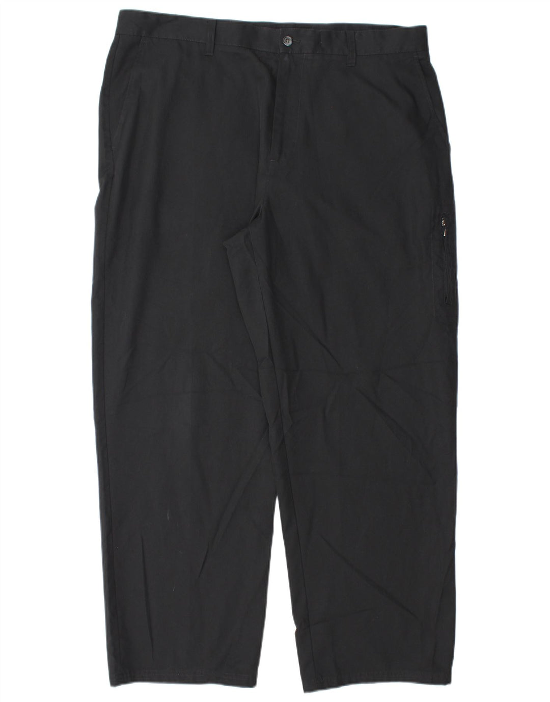 IZOD Pantalon Cargo Droit Homme W38 L30 Noir Polyester