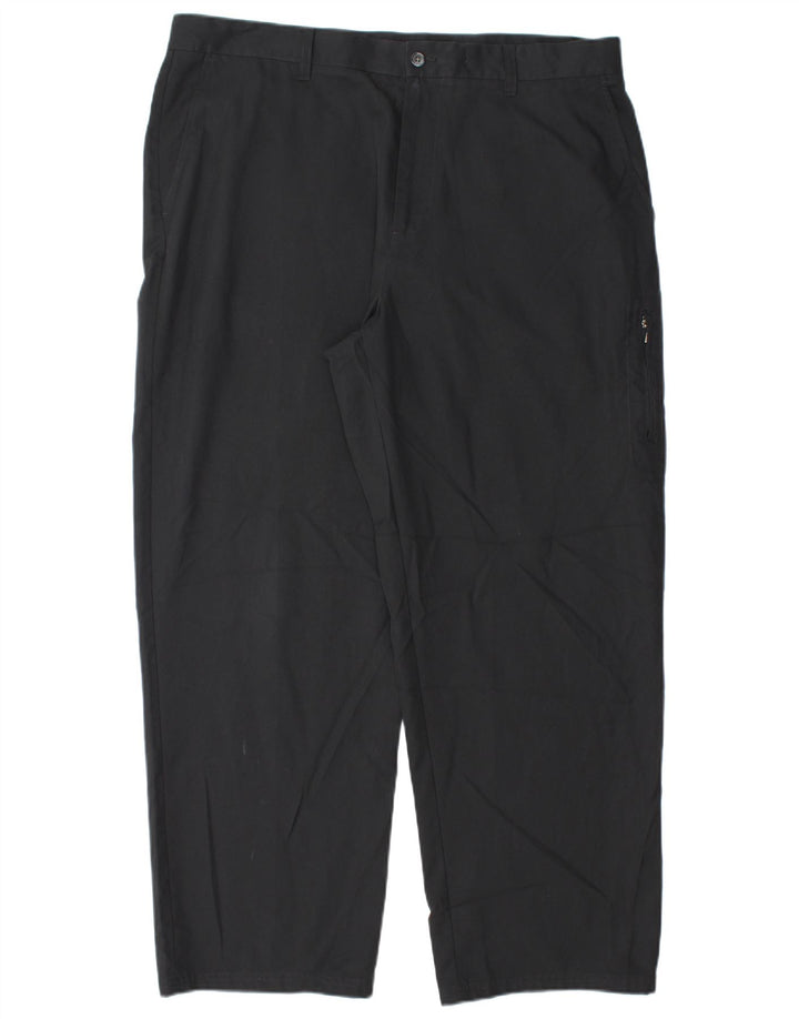 IZOD Pantalon Cargo Droit Homme W38 L30 Noir Polyester
