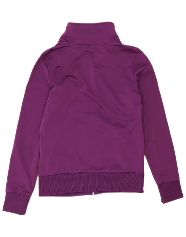 Puma Veste de survêtement graphique pour femme UK 12 Violet moyen Polyester