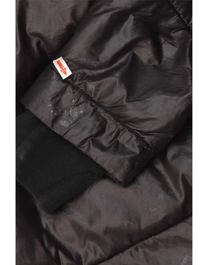 Michael Kors Veste matelassée à capuche pour homme UK 38 Medium Noir Polyester
