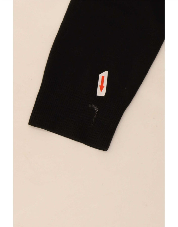 Marks & Spencer Pull à col rond pour femme UK 14 Acrylique noir moyen