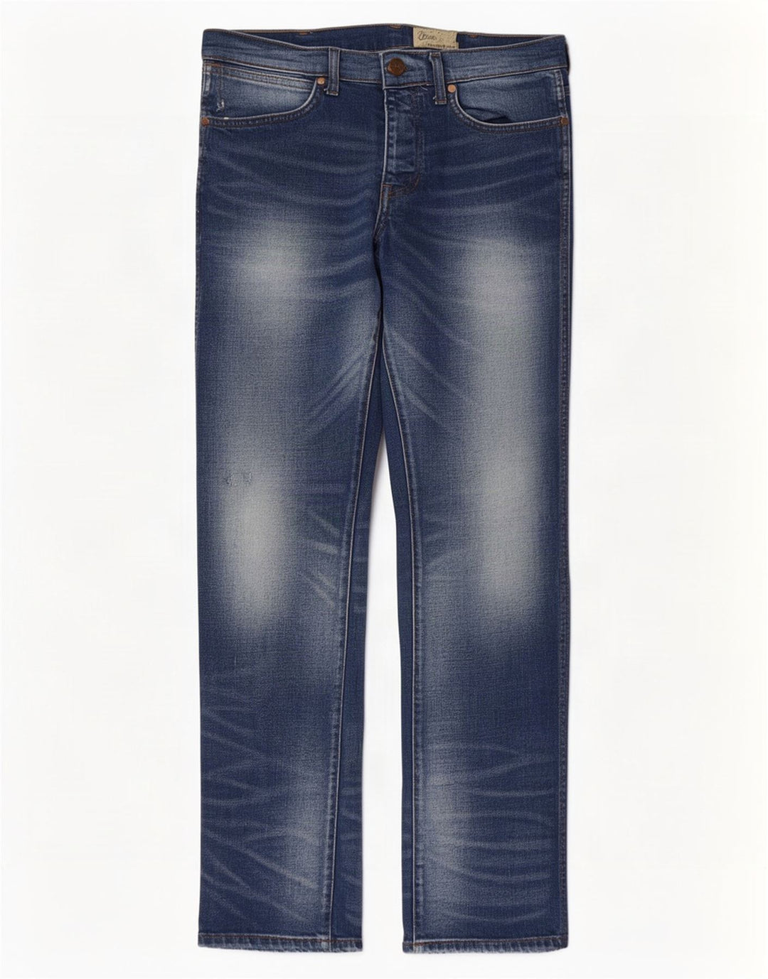 Wrangler Jean Droit Spencer Homme W32 L32 Bleu Coton