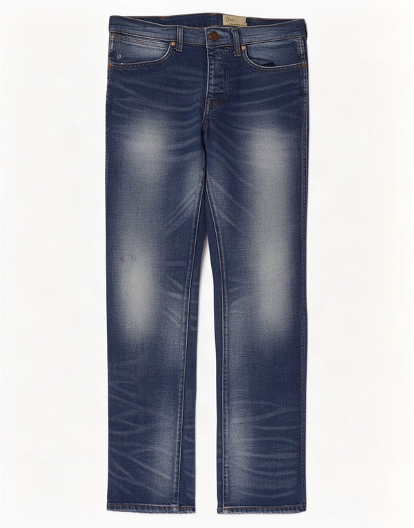 Wrangler Jean Droit Spencer Homme W32 L32 Bleu Coton