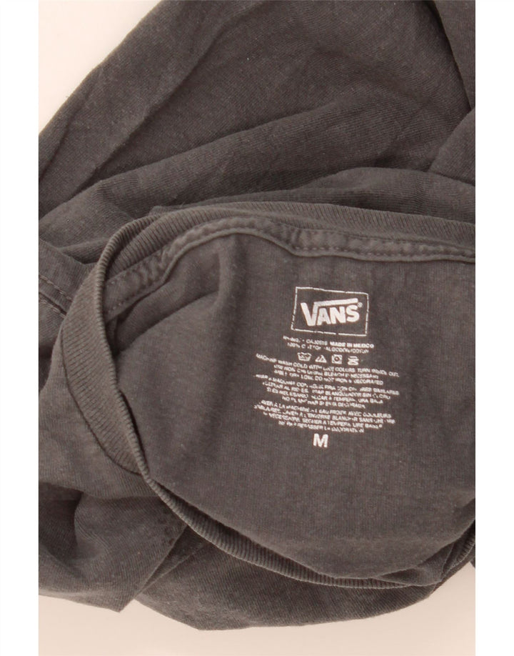 VANS T-Shirt Graphique Homme Gris Moyen Coton