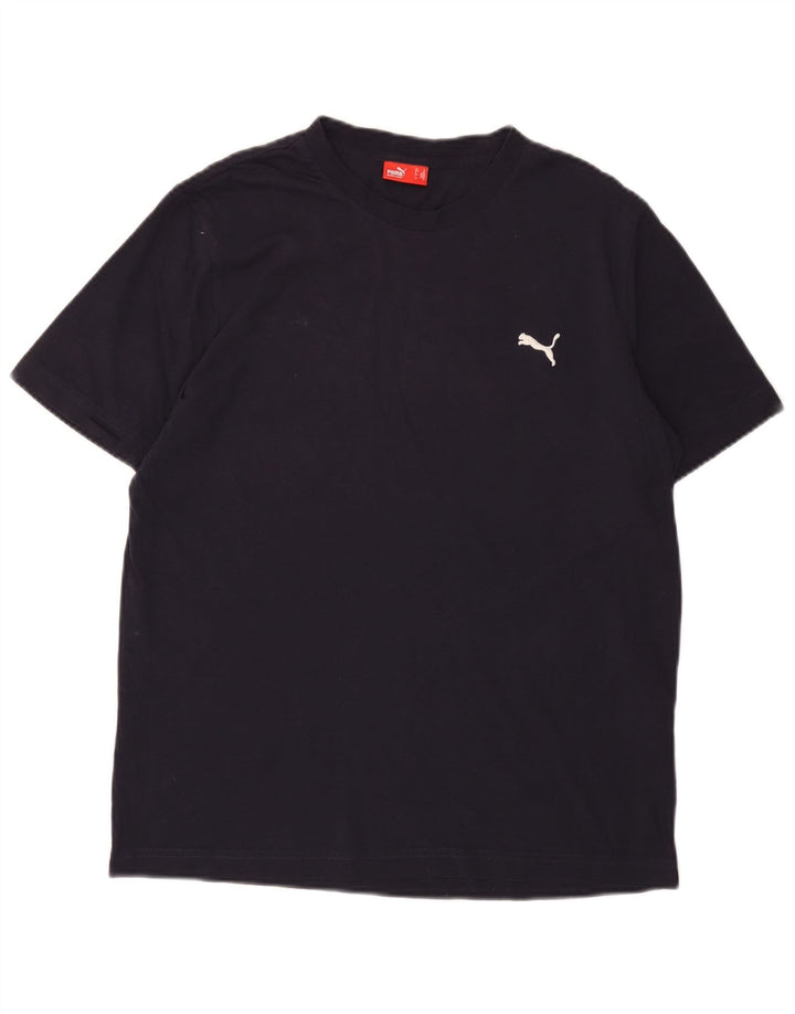Puma T-Shirt Homme Bleu Marine Moyen Coton