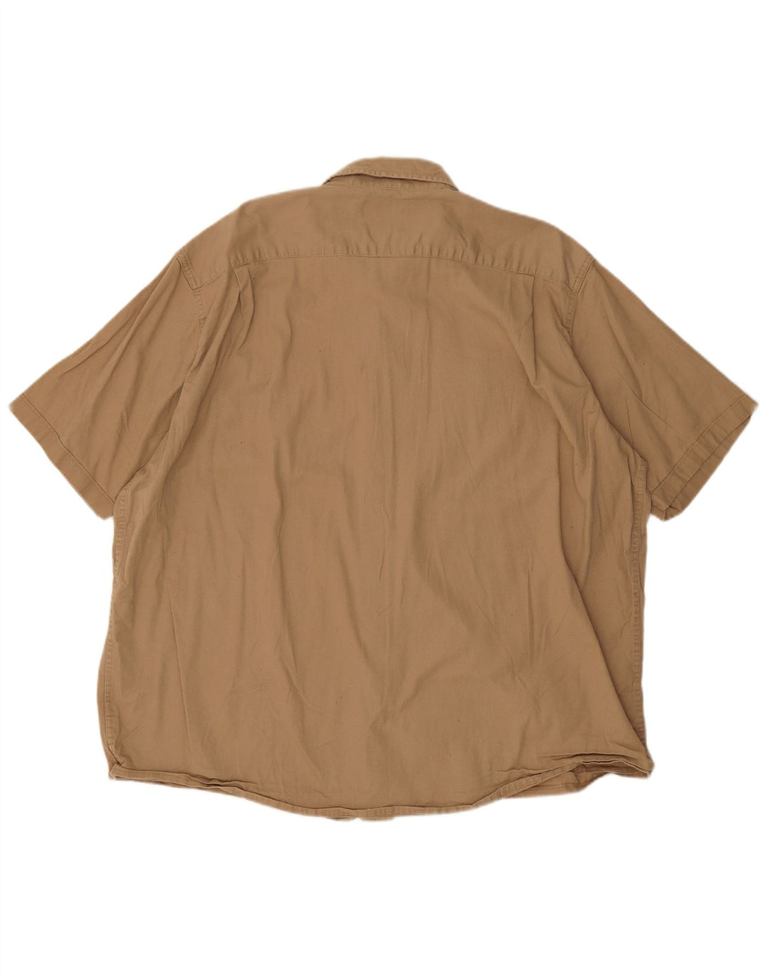 Wrangler Chemise à manches courtes pour homme 2XL en coton beige
