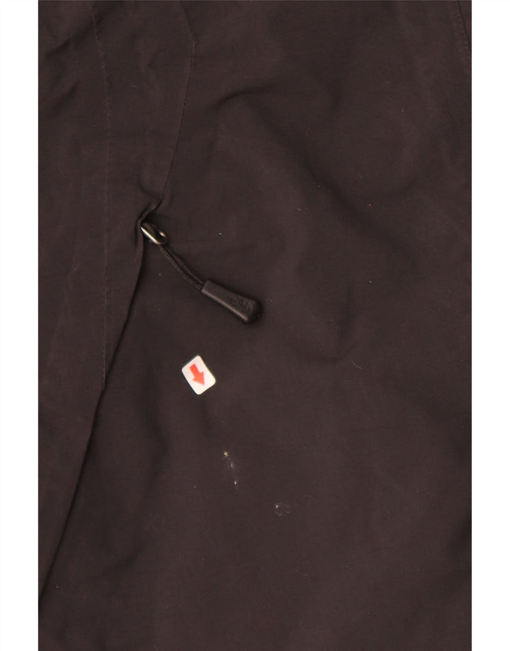 THE NORTH FACE Veste de pluie à capuche Hyvent pour femme UK 16 Large Noir Nylon