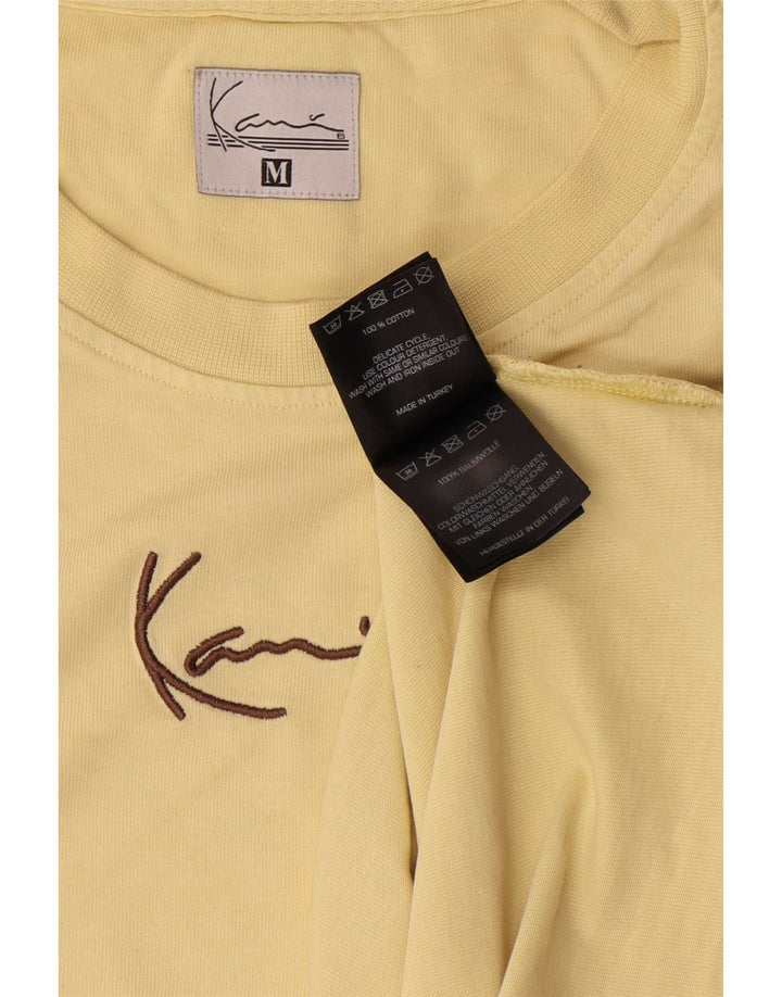 Karl Kani T-Shirt Graphique Homme Jaune Moyen Coton
