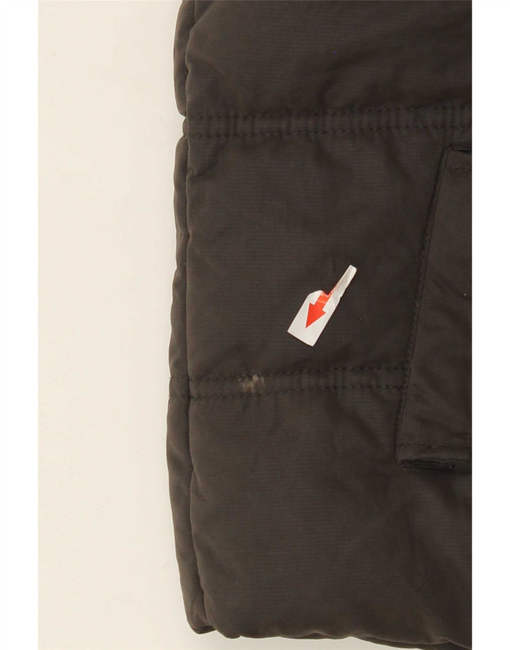 Fat Face Veste matelassée à capuche pour fille 8-9 ans Marron Polyester
