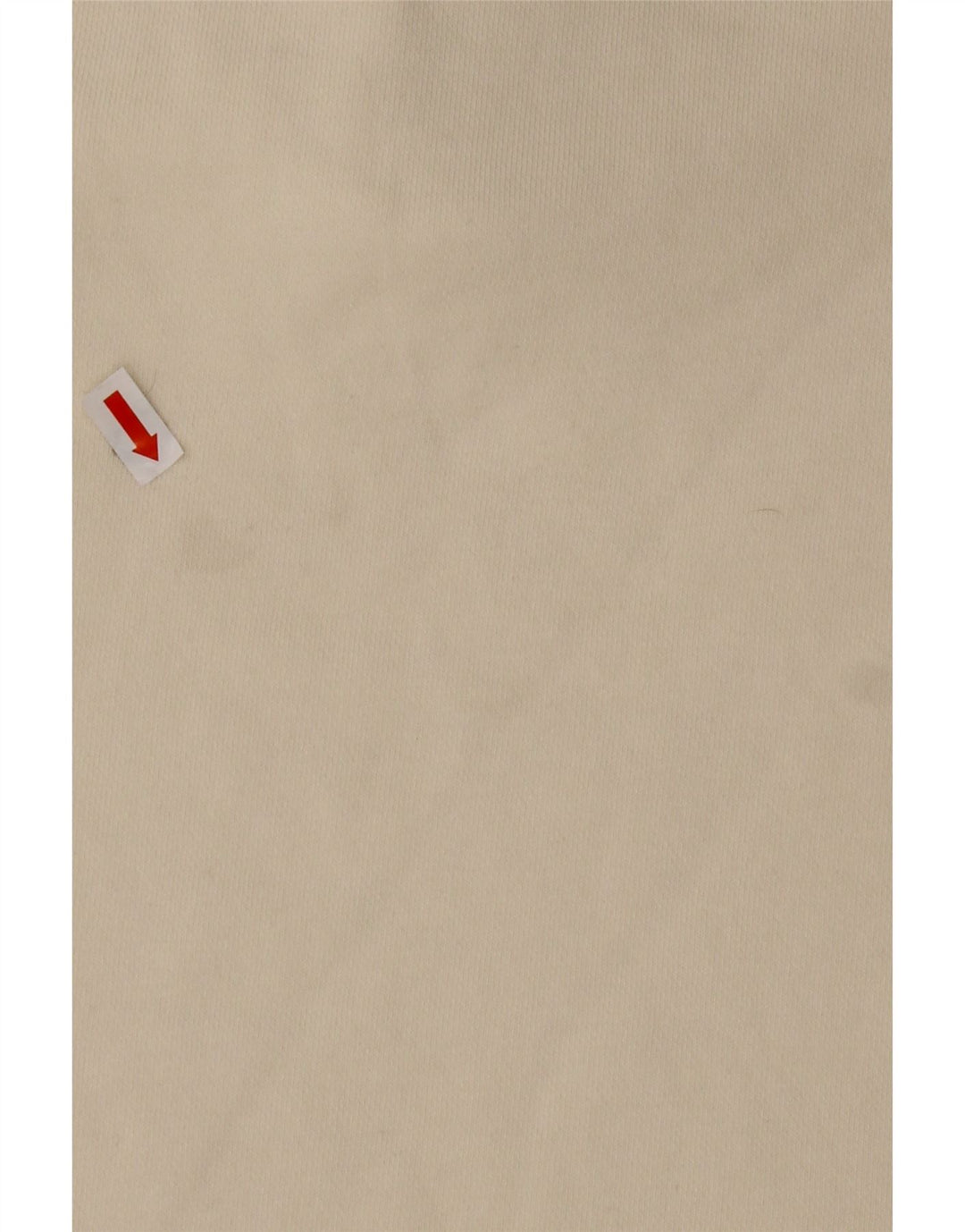 REEBOK Sweat-shirt coupe ample à col zippé pour homme en coton blanc cassé moyen