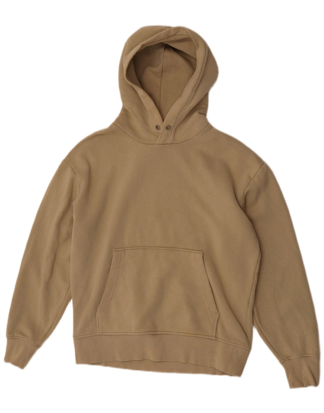 Zara Pull à capuche pour homme Petit coton beige