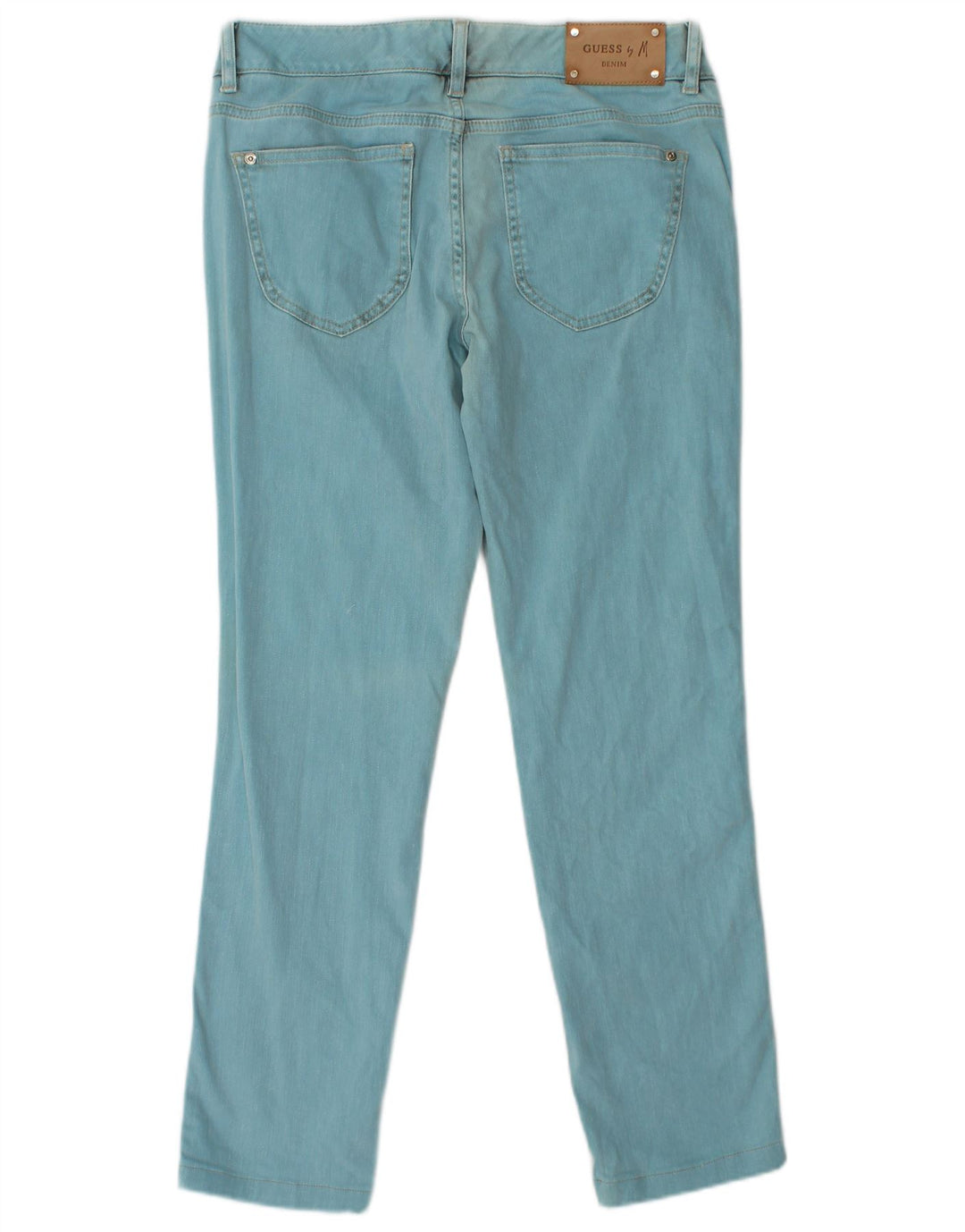 GUESS BY MARCIANO Jean Slim Coupe Regular Femme W31 L27 Bleu Coton