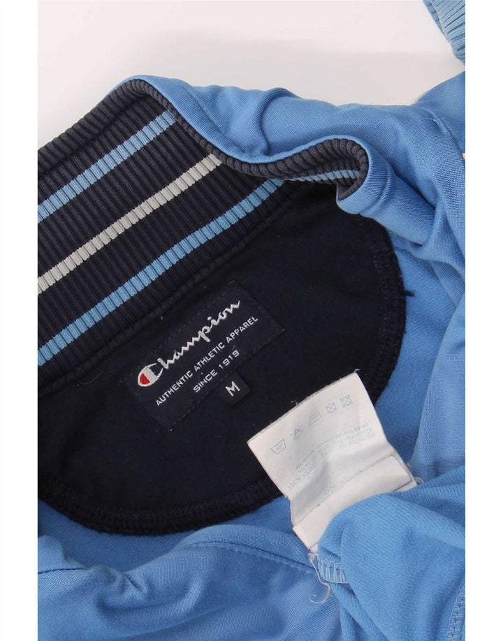 Champion Veste de Survêtement Homme Bleu Moyen Polyester Colorblock