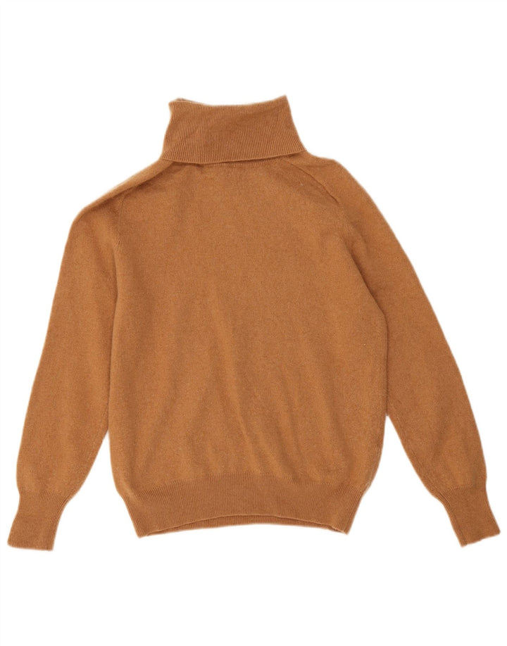 Zara Pull col roulé pour femme UK 12 Laine marron moyen