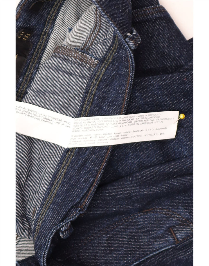 Massimo Dutti Jean Slim Homme EU 40 Moyen W31 L28 Bleu Marine Coton