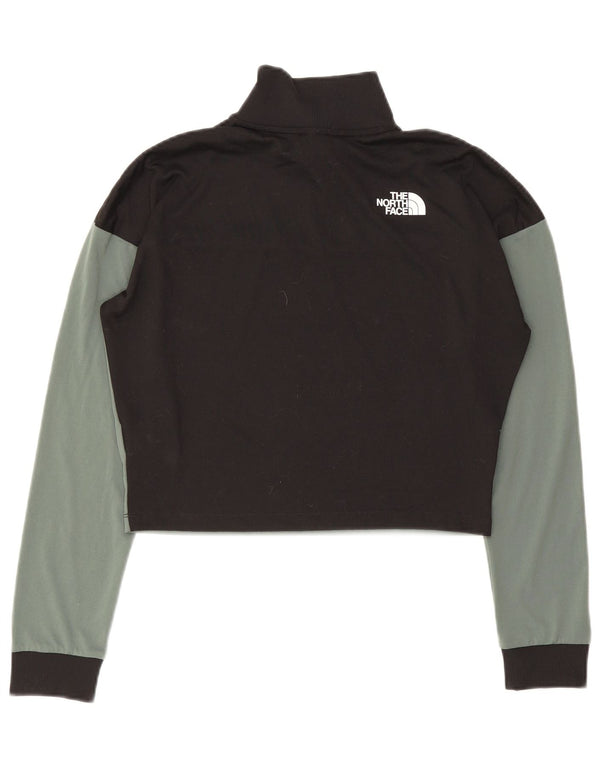 The North Face Haut de survêtement graphique pour femme UK 14 Kaki moyen