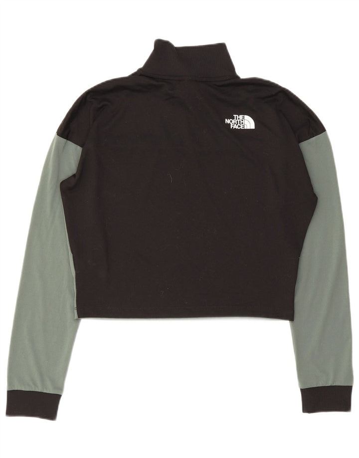 The North Face Haut de survêtement graphique pour femme UK 14 Kaki moyen