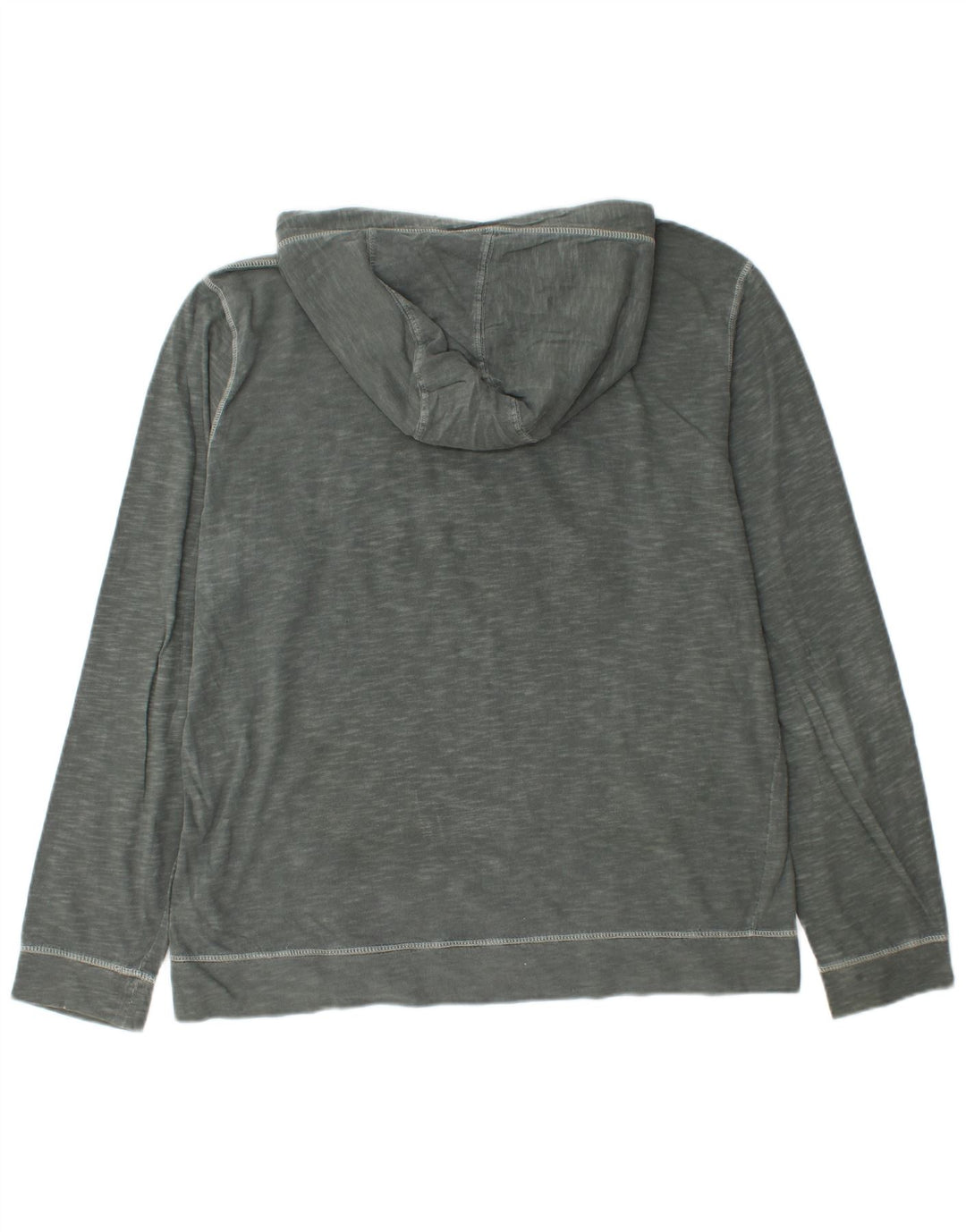 NAPAPIJRI Haut graphique à capuche pour homme à manches longues en coton moucheté gris