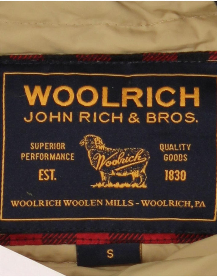 Woolrich Veste coupe-vent bomber pour homme UK 36 Small Noir Polyester