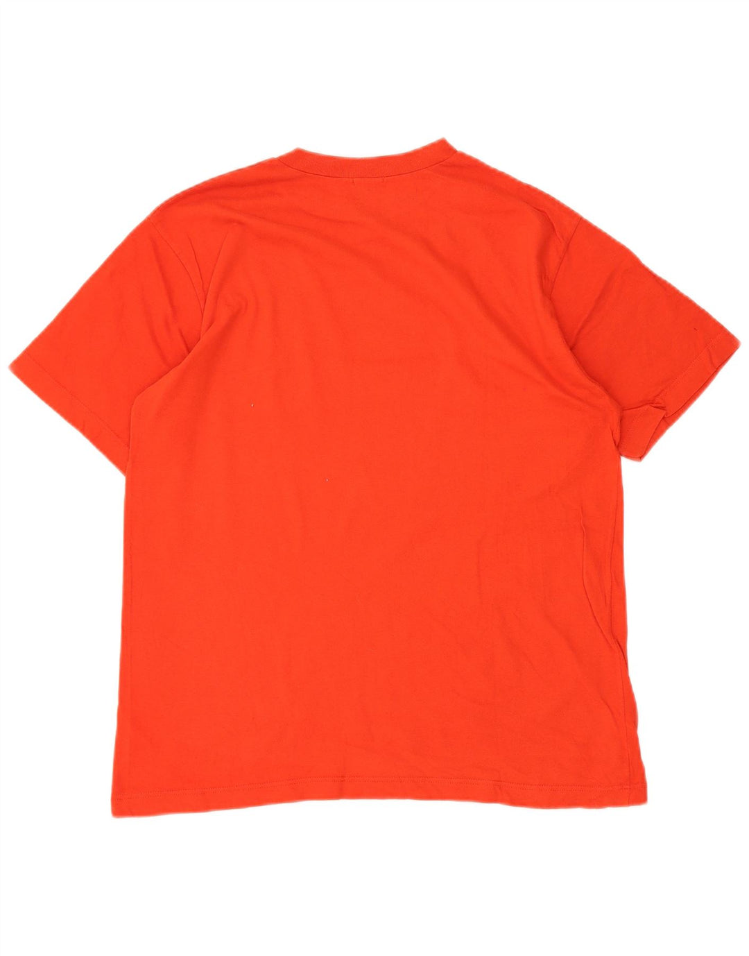 Benetton T-Shirt Graphique Haut Petit Orange Coton Homme