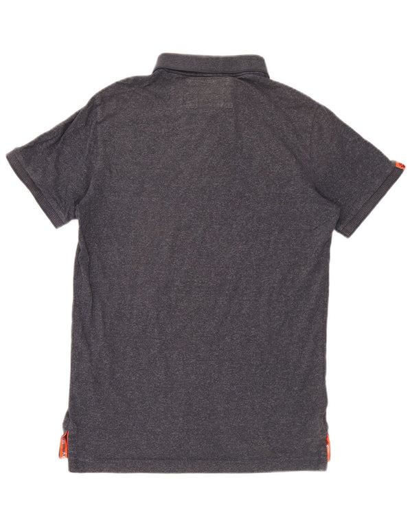 Superdry Polo Homme Bleu Marine Moyen Moucheté