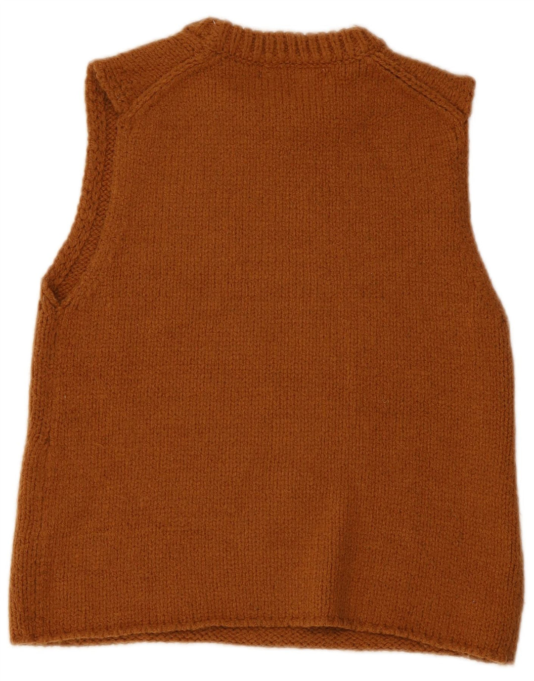 Zara Femme Débardeur UK 12 Acrylique Marron Moyen