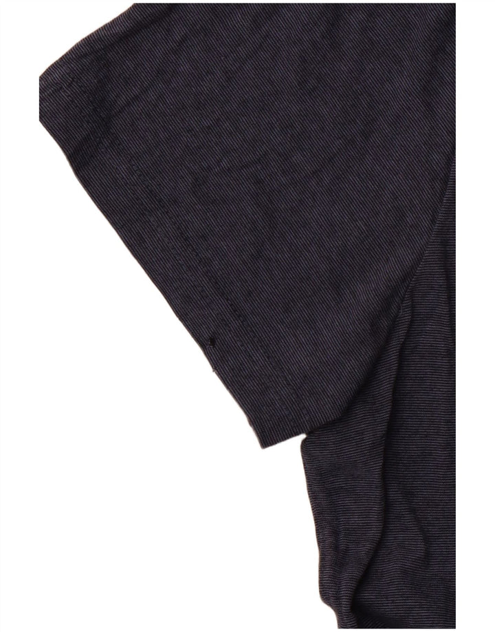 Superdry T-shirt graphique pour homme en coton à fines rayures bleu marine 3XL