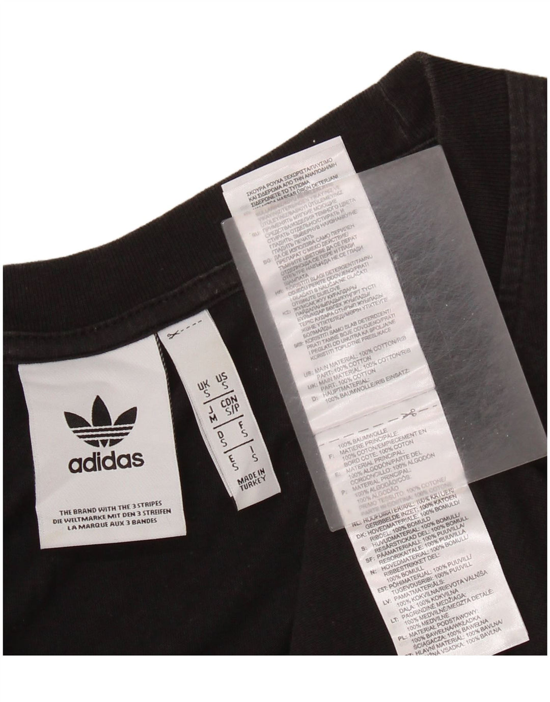 ADIDAS Débardeur graphique pour hommes petit coton noir