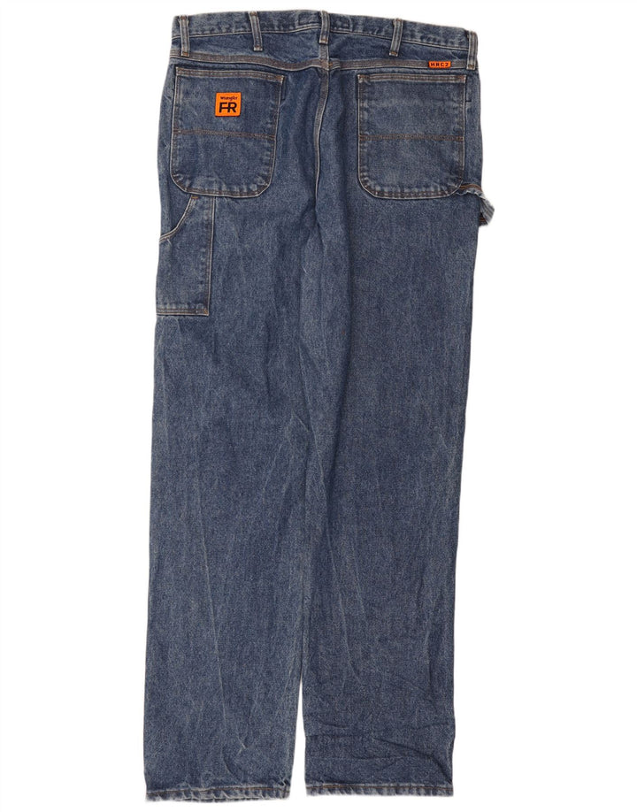 WRANGLER Jean droit homme W38 L36 bleu coton