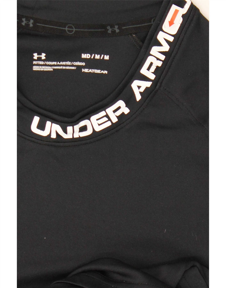 Under Armour T-Shirt Heat Gear Graphic Homme Noir Moyen Polyester
