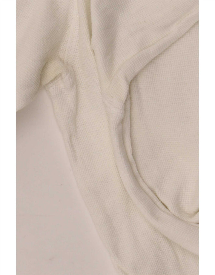 Levi's Top à Manches Longues Homme Blanc Moyen Coton
