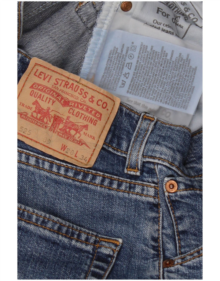 Levi's Jean 525 Bootcut Femme Bleu W28 L30 Coton