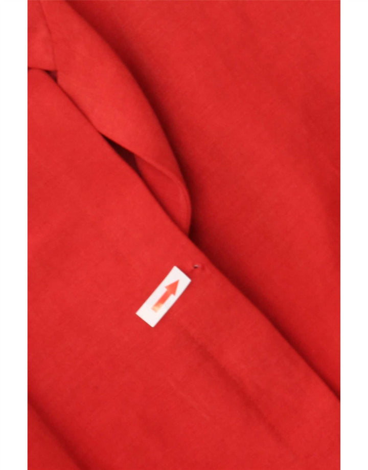 Armani Collezioni Veste Blazer Femme IT 42 Lin Rouge Moyen