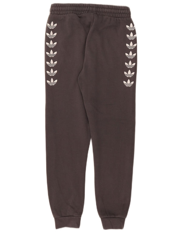 Adidas Pantalon de survêtement graphique pour garçon 11-12 ans Gris Coton