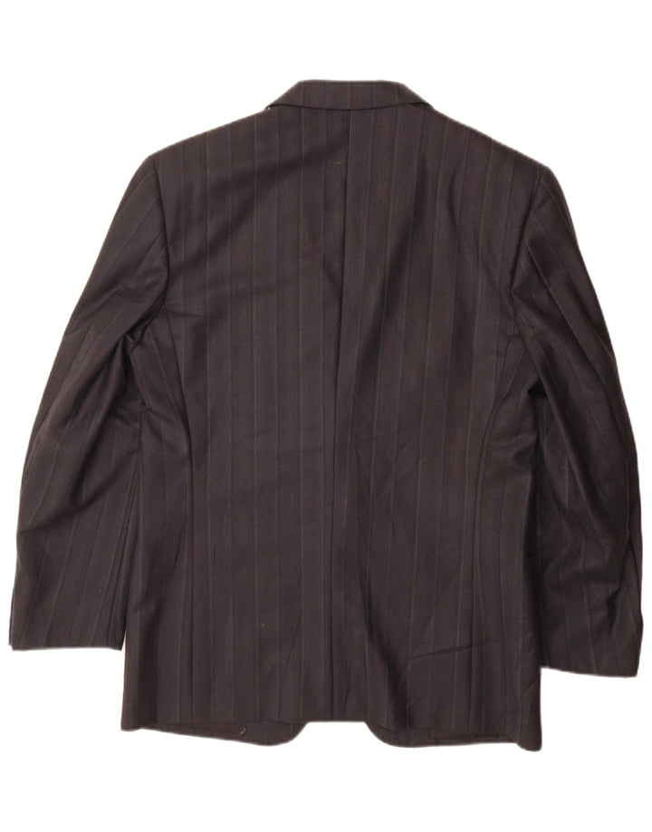 Pierre Cardin Veste Blazer 2 Boutons Homme UK 38 Gris Moyen Rayé