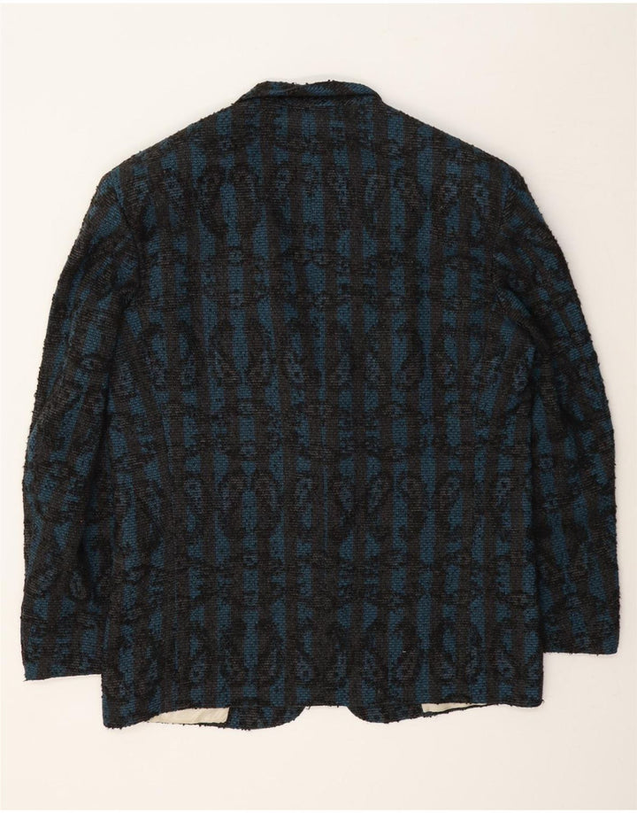 Guarnieri Veste Blazer 2 Boutons Homme UK 40 Grand Bleu Paisley