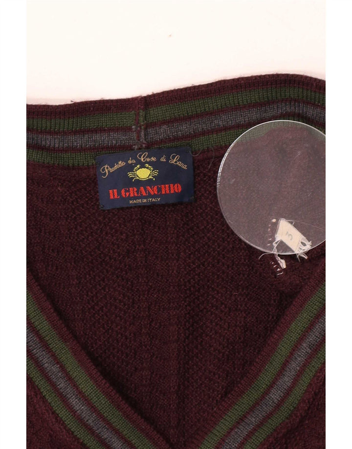 Il Granchio Pull Cardigan Homme Petit Marron Rayé