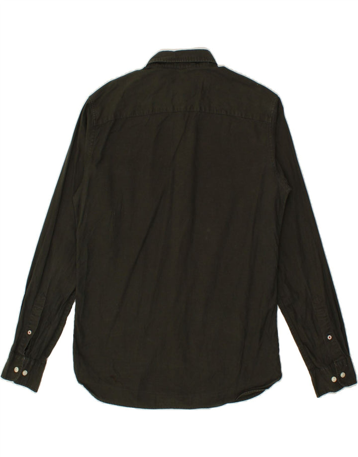 JACK & JONES Mens Shirt Small Green Cotton Vintage Jack & Jones and Second-Hand Jack & Jones from Messina Hembry 