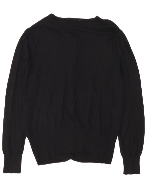 Marks & Spencer Pull cardigan pour femme UK 16 Large Noir