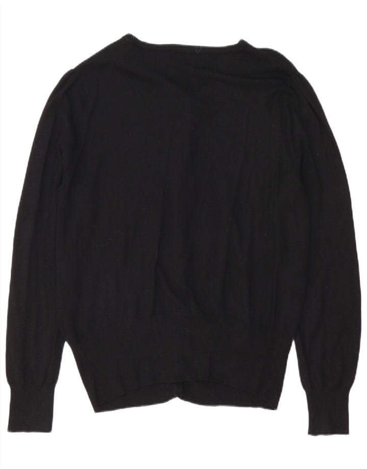 Marks & Spencer Pull cardigan pour femme UK 16 Large Noir