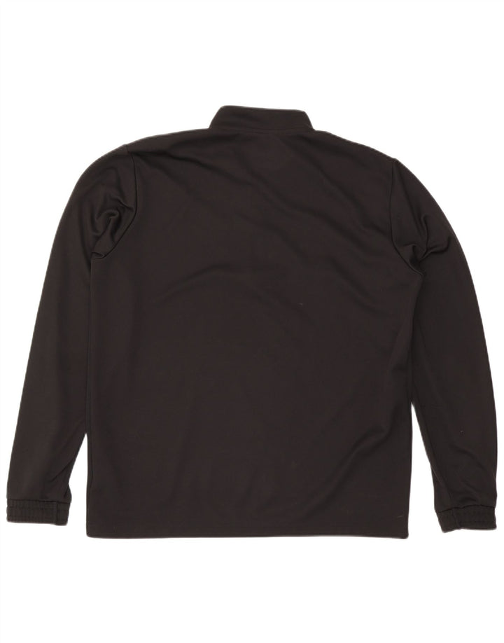 Adidas Hommes Aeroready Zip Neck Pull Survêtement Top XL Noir Polyester
