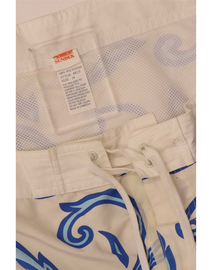 Sundek Short de Bain Homme XL Blanc Floral Polyester