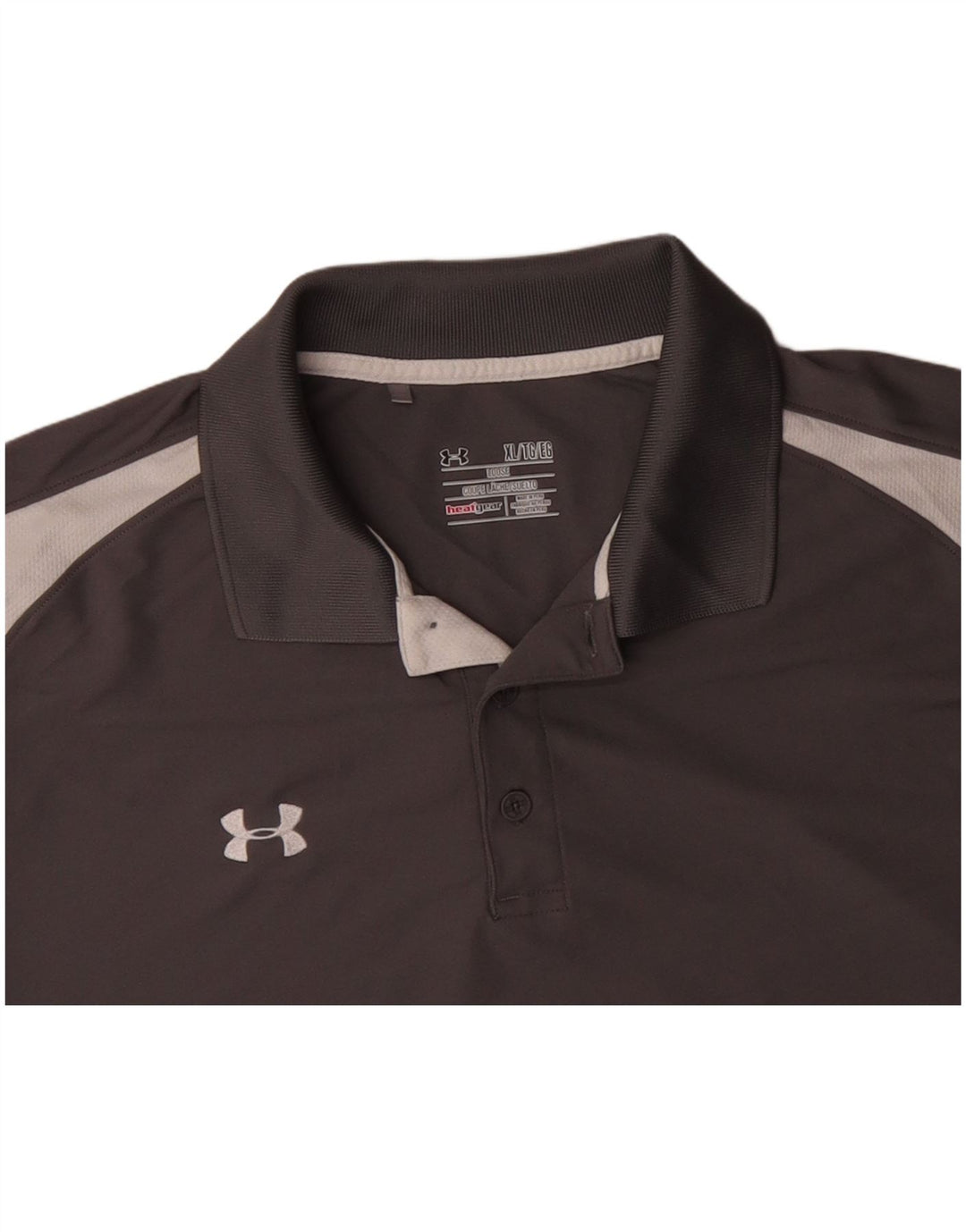 UNDER ARMOUR Polo Heat Gear XL Homme Gris Colorblock Polyester