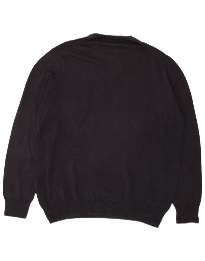 Zara Pull ras du cou pour homme XL Noir