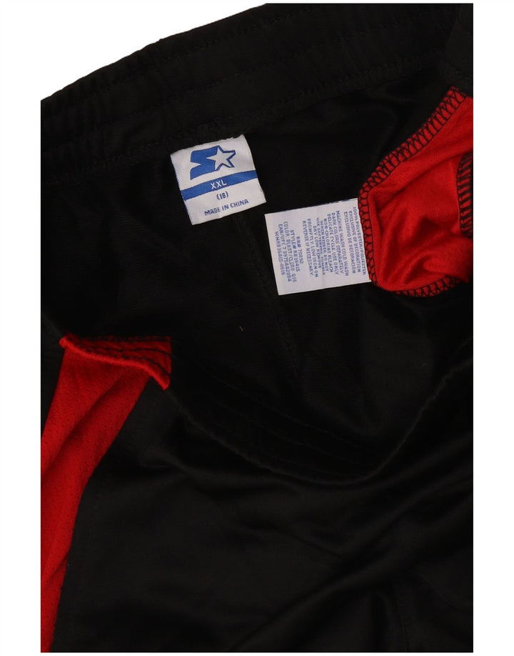 Pantalon de survêtement Starter pour garçon 15-16 ans 2XL Noir Colourblock Polyester