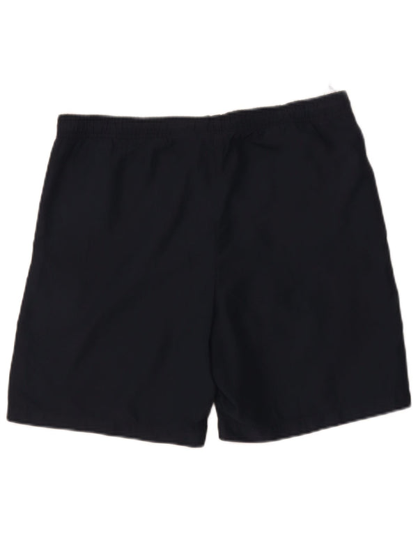 Lotto Short de Sport Homme Rayé Bleu Marine Moyen Polyamide