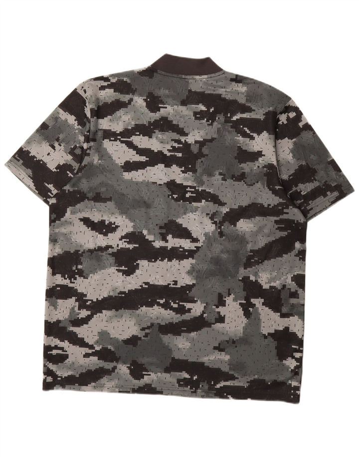 ADIDAS T-Shirt Graphique Homme Gris Moyen Camouflage Polyester