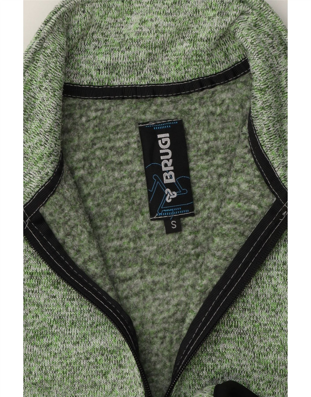Brugi Veste de survêtement pour femme UK 10 Petit Vert Moucheté